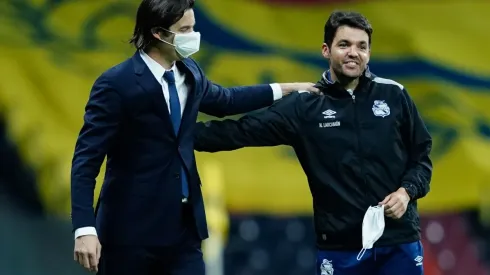 Nicolás Larcamón habló de la salida de Solari del América