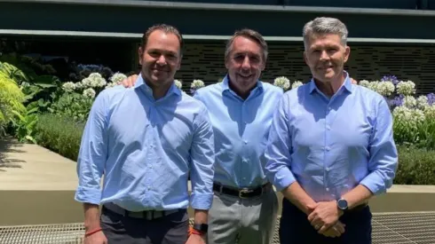 Azcarraga estuvo hoy con los dos presidentes azulcremas.