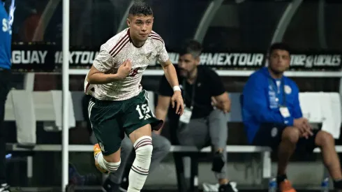 Emilio Lara debutó con la Selección Mexicana en el amistoso con Paraguay.
