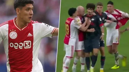 Edson Álvarez perdió los estribos.