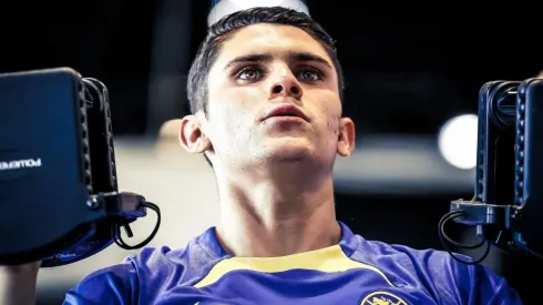 Israel Reyes anhelaba vestirse de azulcrema.