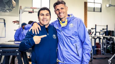 Cabañas y el Tano fueron compañeros con las Águilas en el 2009.