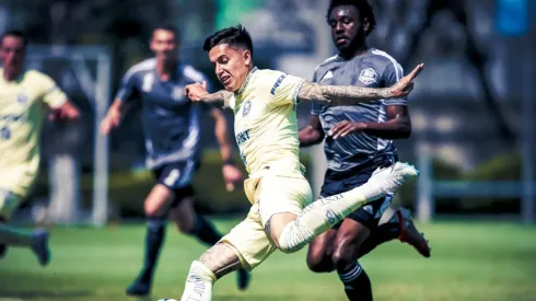 Brian Rodríguez anotó un doblete en el amistoso contra Houston Dynamo.