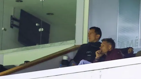 Fernando Ortiz observó atento el juego de Atlas.