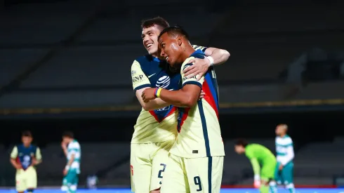 Ciudad de México, 13 de agosto de 2020. , durante el juego a puerta cerrada de la jornada 4 del torneo Guard1anes 2020 de la Liga BBVA MX, entre las Águilas del América y Santos Laguna, celebrado en el Estadio Olímpico Universitario. Foto: Imago7/Eloisa Sánchez