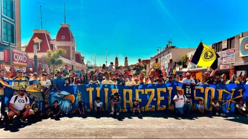 La afición americanista de la frontera prepara una fiesta para el equipo.
