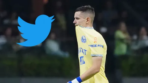 Ciudad de México, 21 de mayo de 2023. Álvaro Fidalgo en lamento al ser expulsado, durante el partido de vuelta de las Semifinales del torneo Clausura 2023 de la Liga BBVA MX, entre las Águilas del América y las Chivas Rayadas del Guadalajara, celebrado en el estadio Azteca. Foto: Imago7/ Rafael Vadillo