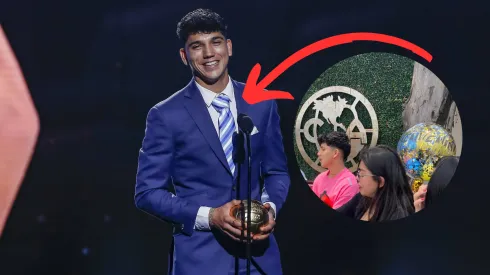 Kevin Álvarez recibió un regalo por parte de la afición de América