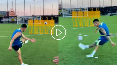 ¡Duelo de tiros libres entre jugadores de América!