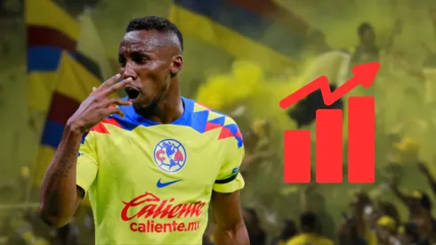 Los sorprendentes números de Julián Quiñones en América