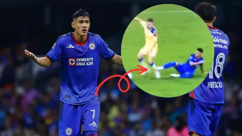 El mediocampista español sufrió una terrible falta.