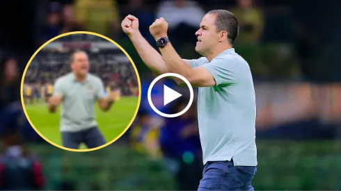 El caluroso festejo de André Jardine con la afición de América