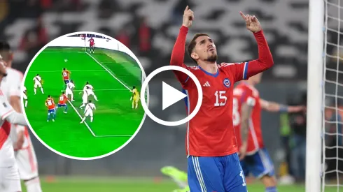 El gol de Diego Valdés en la victoria de Chile ante Perú 
