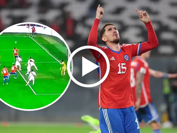 El gol de Diego Valdés en la victoria de Chile ante Perú