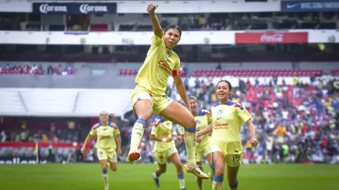 Kiana Palacios marcó el 1-1 para Las Águilas. 

