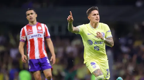 Brian Rodríguez anotó el gol con el que América sentenció a Atlético de San Luis la Liguilla pasada.