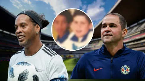 André Jardine revela su gran historia de infancia con Ronaldinho 
