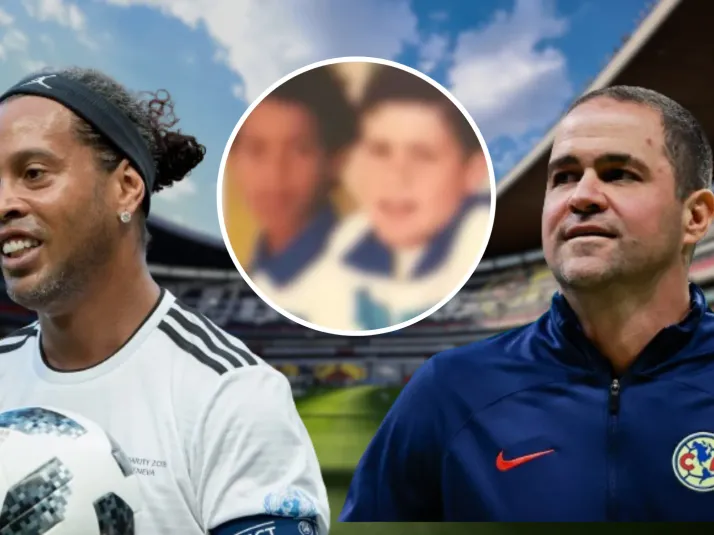 André Jardine revela su gran historia de infancia con Ronaldinho