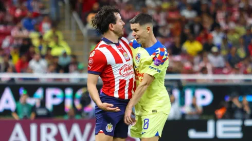 Fidalgo plantó cara a Mozo al final del primer tiempo.