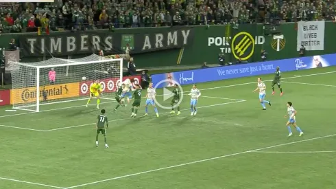 El Cabecita ya sumó su primer tanto con los Timbers.