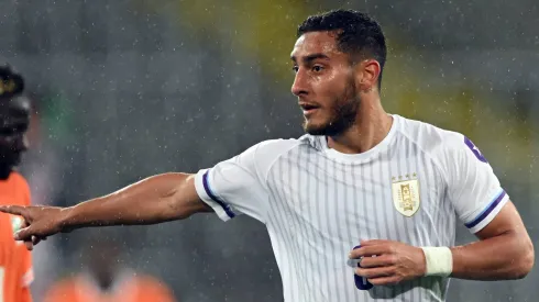 Sebastián Cáceres bajó del avión directo a jugar.