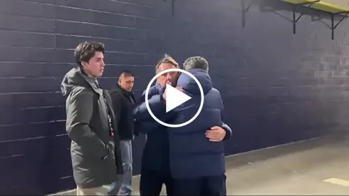 Azcárraga fue visto en los pasillos del Gillette Stadium tras el triunfo de América en Concachampions.