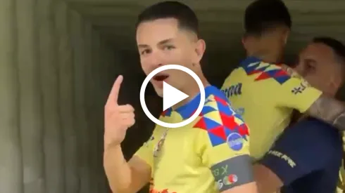 Álvaro Fidalgo y la seña que enamoró al americanismo tras el triunfo ante Toluca