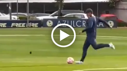 André Jardine sorprende en la práctica de América con su gran técnica individual