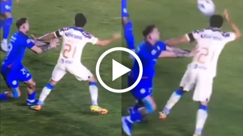 El claro penal no marcado a Henry Martín por parte del árbitro Fernando Hernández