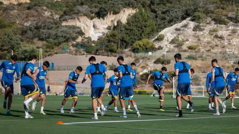 El conjunto azulcrema se prepara para la Final de la Supercopa.