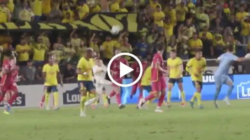 La toma que no viste de la asistencia de Malagón a Aguirre en Leagues Cup 2024