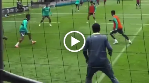 André Jardine se sumó al entrenamiento de América como un jugador de campo más