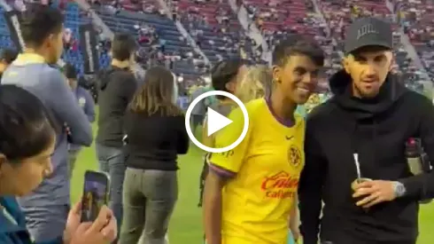 Diego Valdés recibió criticas por este gesto con Prisca Awiti