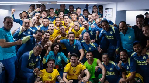 Celebró la victoria del Clásico Nacional.