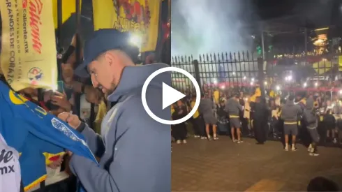 La aplaudible acción de los jugadores de América en la serenata de la afición