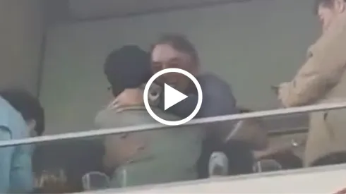 El efusivo festejo de Emilio Azcárraga tras conseguir el Tricampeonato