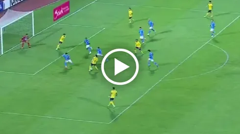 El gol de Fidalgo que puso el empate ante Cruz Azul