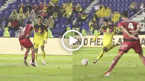 La toma que no se vio en TV del golazo de Brian Rodríguez a Xolos