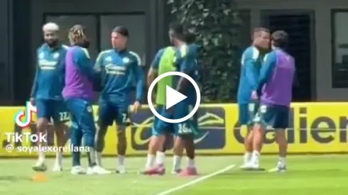 El épico saludo entre Saint-Maximin y Brian que ilusiona a todo América