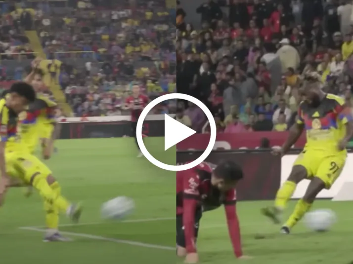 El golazo de Saint-Maximin desde una toma que no se vio en TV