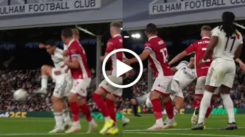 El golazo de Raúl Jiménez en Carabao Cup desde un ángulo que no se vio en TV