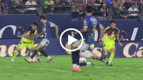 La toma que no se vio en TV del golazo de Zendejas a San Luis