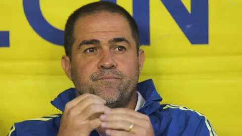 André Jardine en un partido del Club América en la cancha del Estadio Ciudad de los Deportes.
