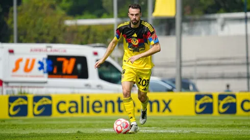 Joshua Strimling en un partido del América Sub-21 en las instalaciones de Coapa.