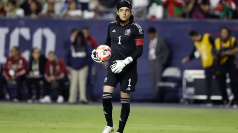 Carlos Acevedo en un partido con la Selección Mexicana.