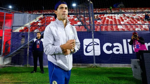 Víctor Dávila en el Estadio Alfonso Lastras, para jugar un partido con el Club América.