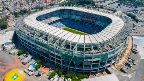 Imagen conceptual de como se vería el Estadio Azteca con su estructura renovada.