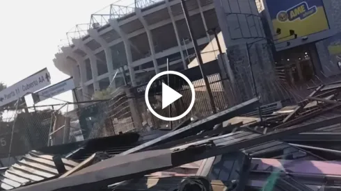El Estadio Azteca todavía luce lejos de culminar los trabajos de remodelación