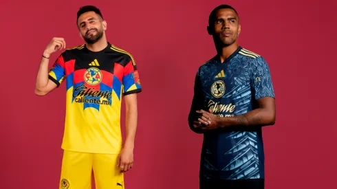Así lucirían Riyad Mahrez y Douglas Costa vistiendo las camisetas del Club América.