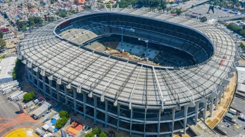 Así luce el Estadio Azteca durante sus últimas remodelaciones para el Mundial del 2026.